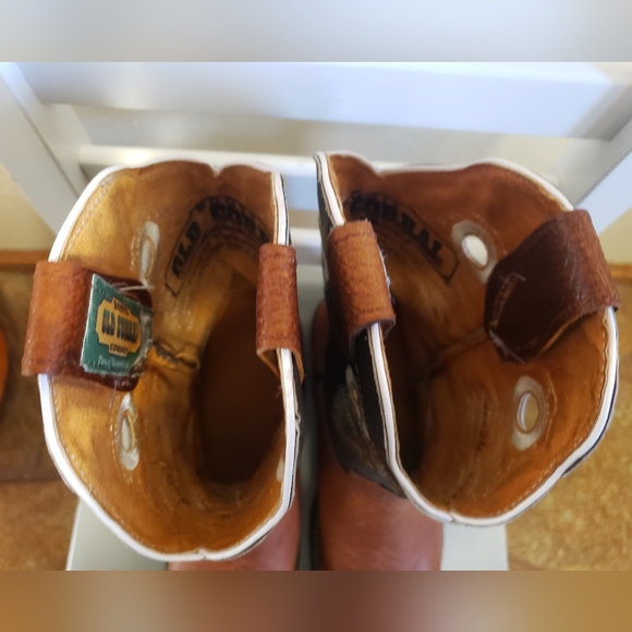 Cowgirl Boots Leather Made in Mexico Size 7 Brown Color - Picture 4 of 13